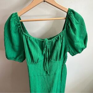 SHEIN Vibrant Green Maxi Dress